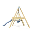 PolarPlay Premium Double Swing Set with Slide