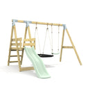 PolarPlay Premium Double Swing Set with Slide
