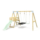 PolarPlay Premium Double Swing Set with Slide