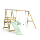 PolarPlay Premium Double Swing Set with Slide