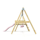 PolarPlay Premium Double Swing Set with Slide
