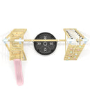 PolarPlay Premium Single Swing Set with Climbing Wall and Slide