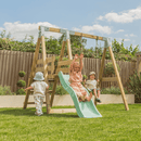 PolarPlay Premium Single Swing Set with Slide