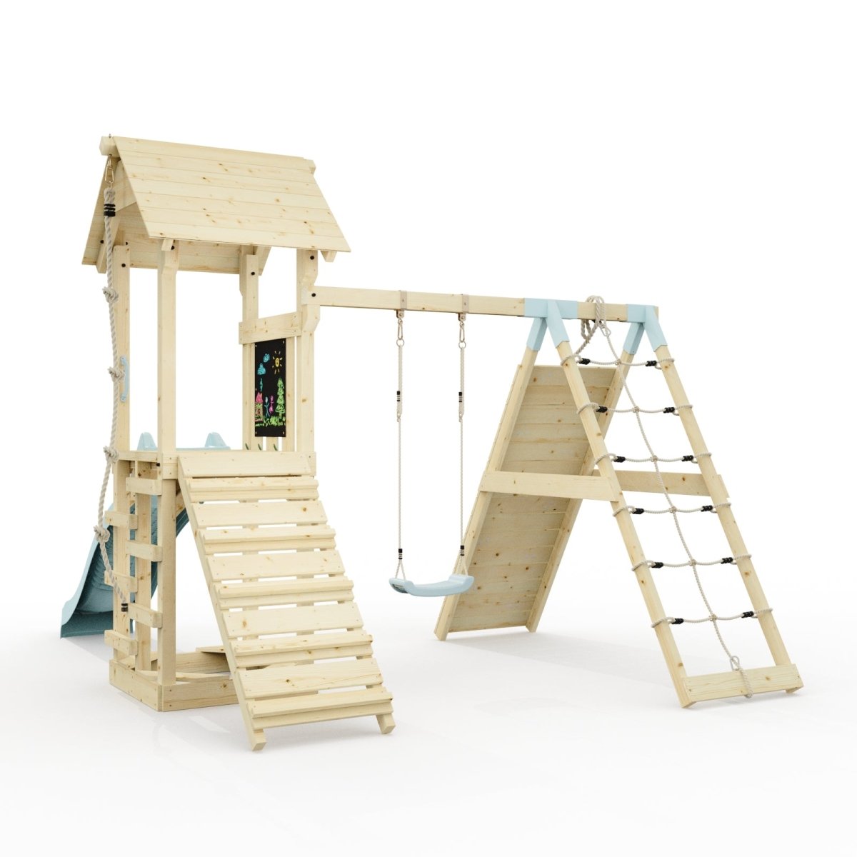 PolarPlay Tyra Mist Tower Kids Wooden Climbing Tower