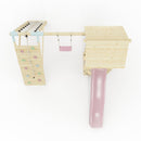 PolarPlay Tower Kids Wooden Climbing Frame - Climb & Swing Tyra Rose