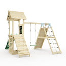PolarPlay Tower Kids Wooden Climbing Frame - Climb & Swing Tyra Sage