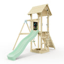 PolarPlay Tower Kids Wooden Climbing Frame - Swing Destin Sage