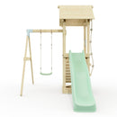 PolarPlay Tower Kids Wooden Climbing Frame - Swing Destin Sage