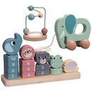 PolarPlay Wooden Educational Tactile Sorting Toy Trio