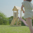 PolarPlay Tower Kids Wooden Climbing Frame - Yarin Rose