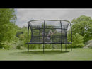 Rebo Summit Oval Trampoline and Safety Enclosure - Summit 1400