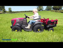 FarmTrac Kids Electric Ride On Tractor With Trailer