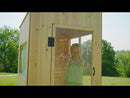 PolarPlay Kids Scandinavian Style Wooden Playhouse - Feliks