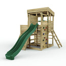 Rebo 2 Tier XL Lookout Tower Playhouse with Monkey Bars and Slide