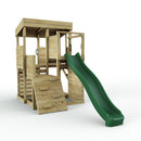 Rebo 2 Tier XL Lookout Tower Playhouse with Slide