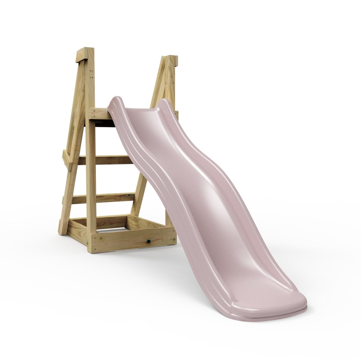 Rebo 6 ft Freestanding Kids Slide - Dusky Pink | OutdoorToys
