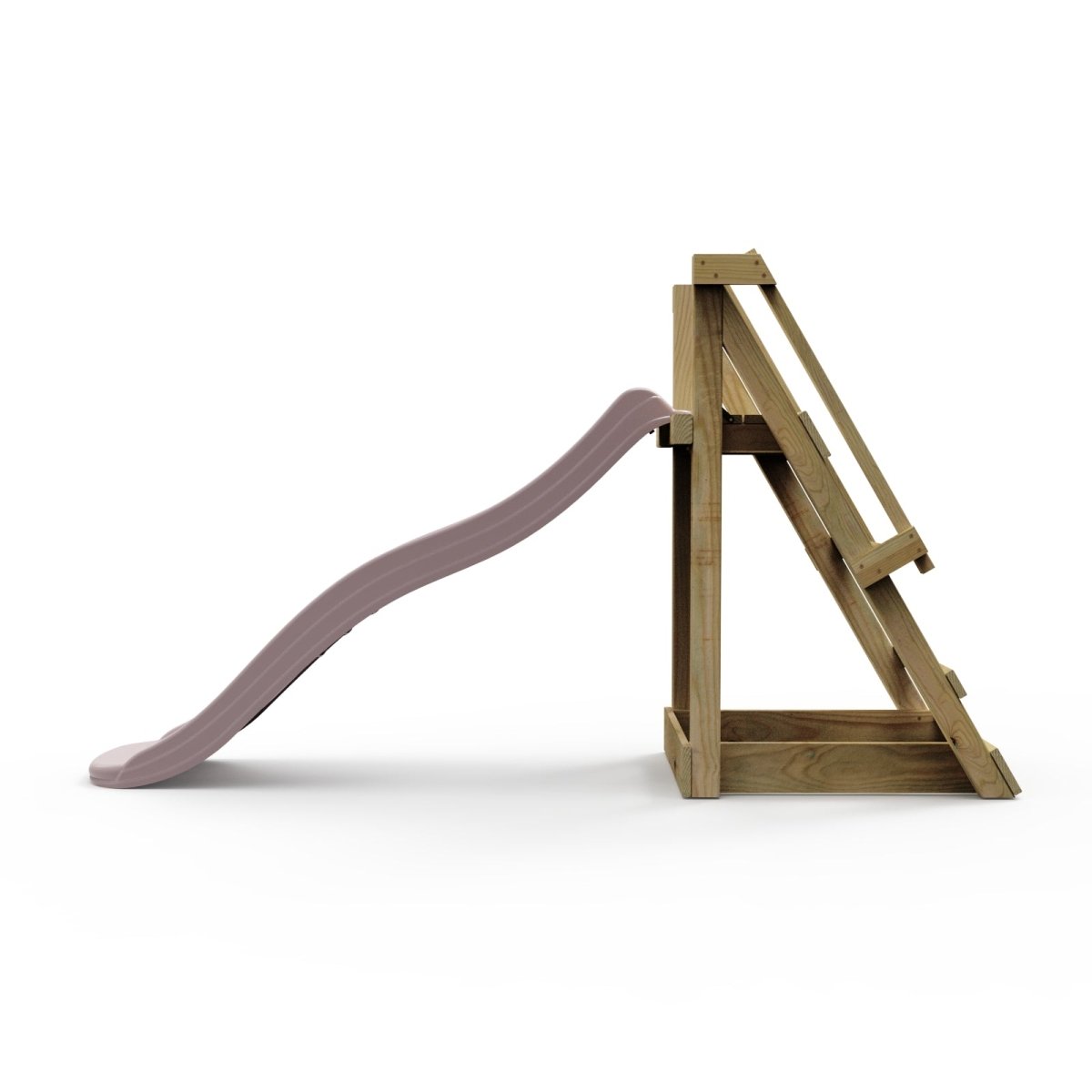 Rebo 6 ft Freestanding Kids Slide - Dusky Pink | OutdoorToys