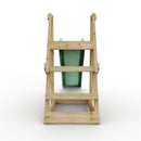 Rebo 6 ft Freestanding Kids Slide - Mint Green