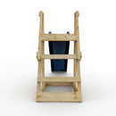 Rebo 6 ft Freestanding Kids Slide - Navy Blue