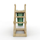 Rebo 8 ft Freestanding Kids Slide - Mint Green