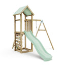 Rebo Adventure Wooden Climbing Frame, Swing Set and Slide - Rushmore