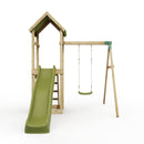 Rebo Adventure Wooden Climbing Frame, Swing Set and Slide - Rushmore
