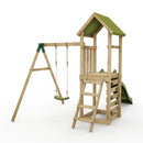 Rebo Adventure Wooden Climbing Frame, Swing Set and Slide - Rushmore