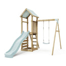 Rebo Adventure Wooden Climbing Frame, Swing Set and Slide - Rushmore