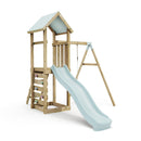 Rebo Adventure Wooden Climbing Frame, Swing Set and Slide - Rushmore