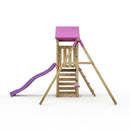 Rebo Adventure Wooden Climbing Frame, Swing Set and Slide - Rushmore