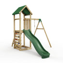 Rebo Adventure Wooden Climbing Frame, Swing Set and Slide - Rushmore