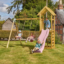 Rebo Climbing Frame with Swing and Slide - Rainier