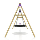 Rebo Double Swing Set - Meteorite Purple