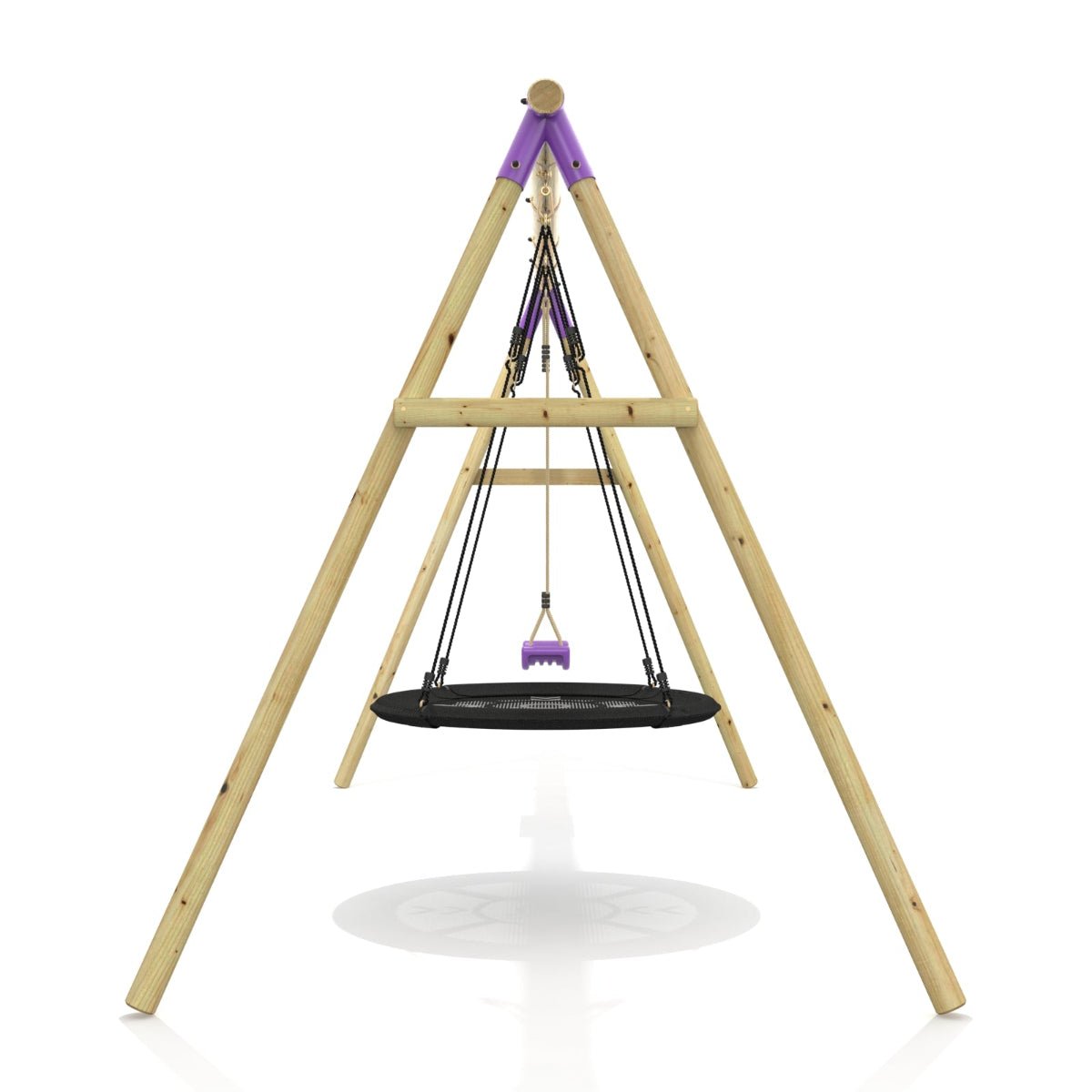 Rebo Double Swing Set - Meteorite Purple