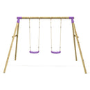 Rebo Double Swing Set - Venus Purple