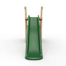 Rebo Free Standing Garden Wave Water Slide with Wooden Platform - 6Ft Slide Dark Green
