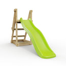 Rebo Free Standing Garden Wave Water Slide with Wooden Platform - 6Ft Slide Light Green