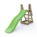 Rebo Free Standing Garden Wave Water Slide with Wooden Platform - 6Ft Slide Light Green