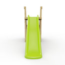 Rebo Free Standing Garden Wave Water Slide with Wooden Platform - 6Ft Slide Light Green