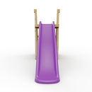 Rebo Free Standing Garden Wave Water Slide with Wooden Platform - 6ft slide Purple