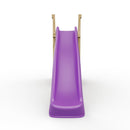Rebo Free Standing Garden Wave Water Slide with Wooden Platform - 8FT Purple