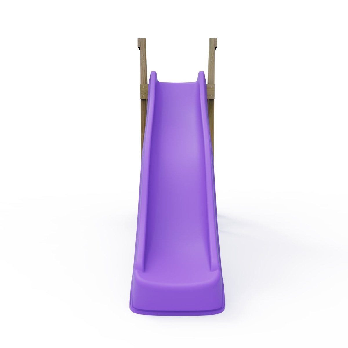 Rebo Free Standing Garden Wave Water Slide with Wooden Platform - 8FT Purple