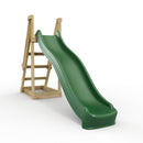 Rebo Free Standing Garden Wave Water Slide with Wooden Platform - 8FT Slide Dark Green