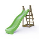 Rebo Free Standing Garden Wave Water Slide with Wooden Platform - 8FT Slide Light Green