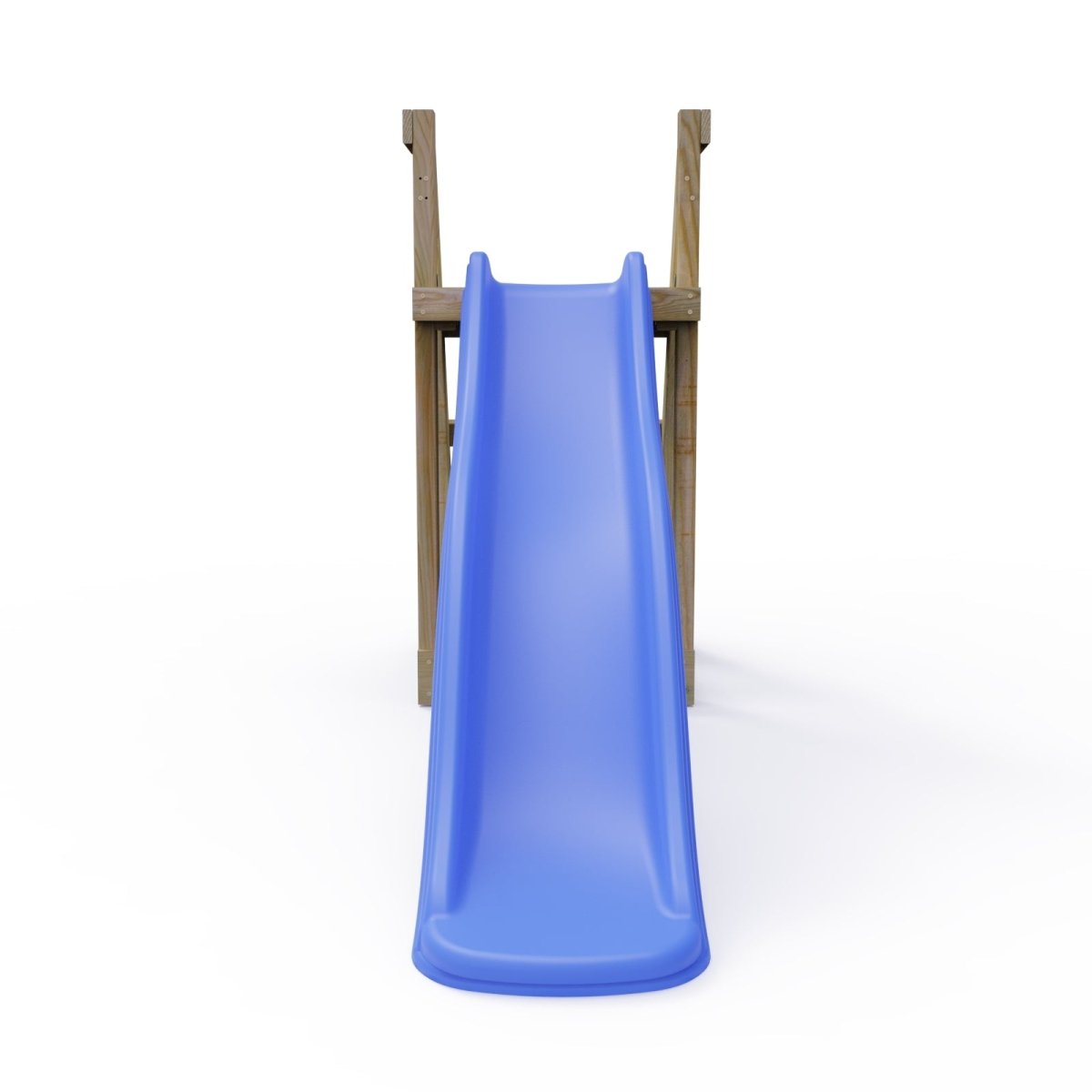 Rebo Garden Wave Free Standing Water Slide with Wooden Platform - 6ft Slide Blue