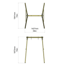 Rebo Glide Wooden Single Swing Sets with Swing Seat – Dandelion