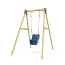Rebo Glide Wooden Single Swing Sets with Swing Seat – Dandelion