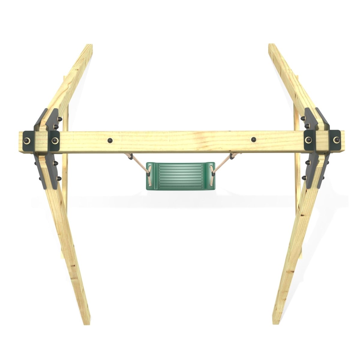 Rebo Glide Wooden Single Swing Sets with Swing Seat – Dandelion