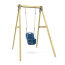 Rebo Glide Wooden Single Swing Sets with Swing Seat – Dandelion