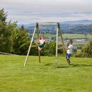 Rebo Glide Wooden Single Swing Sets with Swing Seat – Dandelion